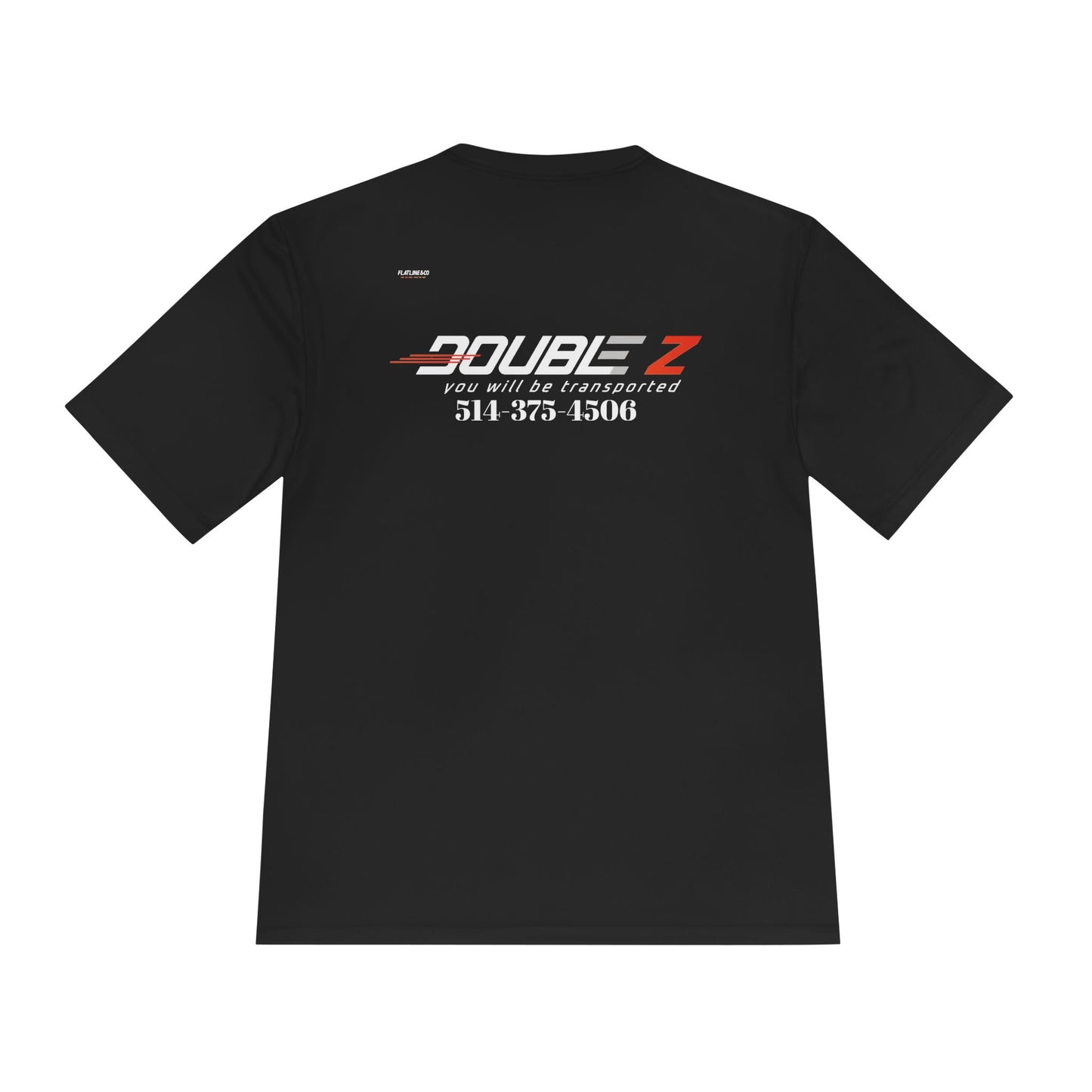 Unisex Moisture Wicking Tee - Double Z Print, Athletic Shirt for Active Lifestyle, Sportswear, Workout Top, Gift for Fitness Lovers