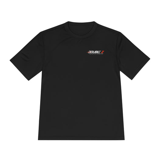 Unisex Moisture Wicking Tee - Double Z Print, Athletic Shirt for Active Lifestyle, Sportswear, Workout Top, Gift for Fitness Lovers